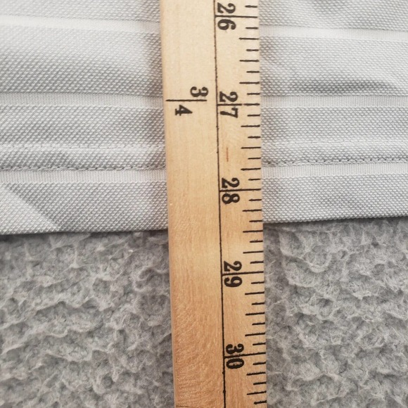 IZOD Golf Shirt Mens Large Gray Green Polo Outdoors Casual Logo Collared Striped - Picture 9 of 11